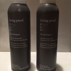 Two-4 ounce Living Proof Perfect Day dry Shampoos